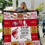 san francisco 49ers dad to son quilt d2386847
