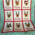 santas reindeer quilt tdhee d2388911