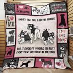 schnauzer dog quilt job d2387828