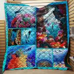 scuba diving underwater blanket th0907 quilt d2356407