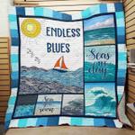 sea endless blues quilt blanket great customized blanket gifts for birthday christmas thanksgiving