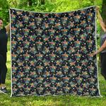 sea turtle colorful with bubble 3d customized quilt d2315230