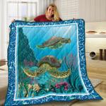 sea turtle underwater vf20 3d customized quilt d2313186