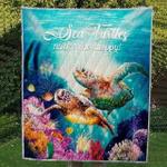 sea turtles make me happy blanket th0607 quilt d2350457