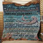 seal family to my child kisses mom quilt tdhob d2388844