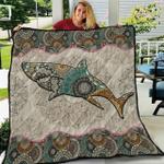 shark mandala vintage jb15 ntth011298 3d customized quilt d2312843