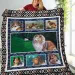 shetland sheepdog quilt blanket d2347330