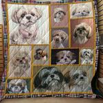 shih tzu baby cla31100286q quilt blanket d2355371