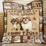 shih tzu dog quilt kmr d2387918