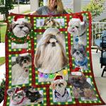 shih tzu dogs quilt blanket a123 d2322142