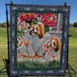 shih tzu garden cl10100230mdq quilt blanket d2380357