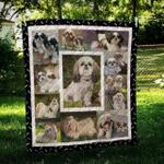 shih tzu love me love me quilt blanket christmas christmas gifts merry christmas holiday gifts gift