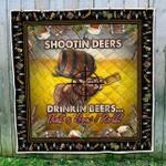 shoot deer dd2509049cl quilt blanket d2318379