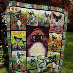 Siamese Cat No Tears Left To Cry Quilt Blanket Dhc020120797Td