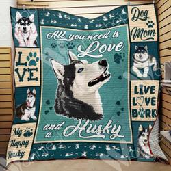 Siberian Husky Dog Quilt Blanket Dhc0102970Td