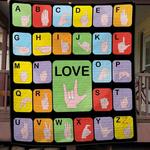 sign language quilt blanket b210505 quilt d2321764