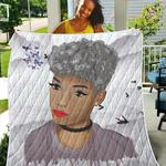 silver short hair beauty natural th2309378cl quilt blanket d2318435