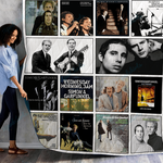 simon and garfunkel albums quilt blanket 01 d2356267