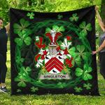 singleton ireland irish celtic shamrock knot circle jfj12650 3d customized quilt 2707 d2312381