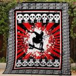 skate hard or go home blanket kc1807 quilt d2356785