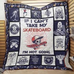 Skateboarding Skull Quilt Ggr