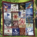 skiing bi290705c tbg quilt blanket d2357215