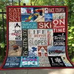 skiing skiing is believing quilt blanket dhc3112760td d2358403