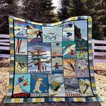 skiing tg130702a tbg quilt blanket d2357462