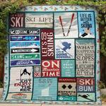 skiing ver1 blanket th1507 quilt d2357712