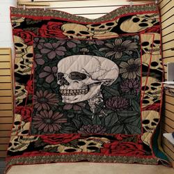 Skull C7 3D Customized Quilt