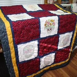 Skull Cla260643 Quilt Blanket