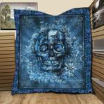 skull floral tropical jb10 3d customized quilt d2314727