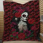 skull girl bh11 ntth011298 3d customized quilt d2312527