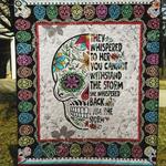 skull i am the storm clh0412580q quilt blanket d2355214