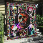 skull na060705b tbg quilt blanket d2357394