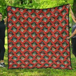 Skull Pirate Cl12100607Mdq Quilt Blanket