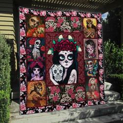Skull Quilt Blanket Dhc13122579Vt