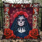 skull tu120712a quilt blanket d2356067