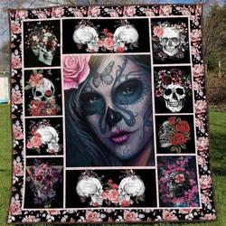 Skull Ver6 Blanket Th1507 Quilt