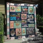 sleep like a sloth quilt blanket hp47 quilt d2322359