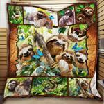 sloth cl18100654mdq quilt blanket d2356910