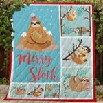 sloth merry slothmas quilt blanket dhc04012050dd d2380325