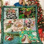 sloth you are awesome quilt blanket great customized blanket gifts for birthday christmas d2350907