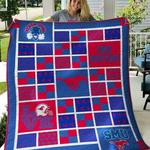 smu mustangs quilt blanket b180666 quilt d2322909