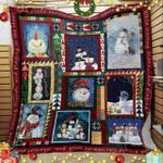 snowman christmas jfj12895 3d customized quilt 2707 d2314089