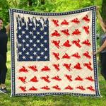 snowmobile american flag quilt blanket 4unq4 dhc0301501dd d2318126