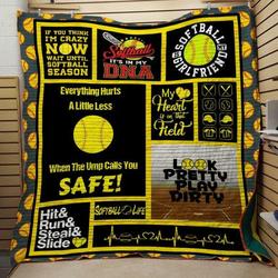 Softball 1000097 Quilt Blanket  Quilt