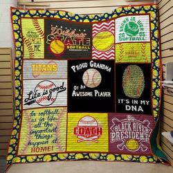 Softball 1000099 Quilt Blanket  Quilt