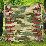 softball camouflage premium blanket th0607 quilt d2317684