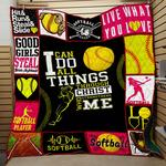 softball i can do all things quilt d2386431